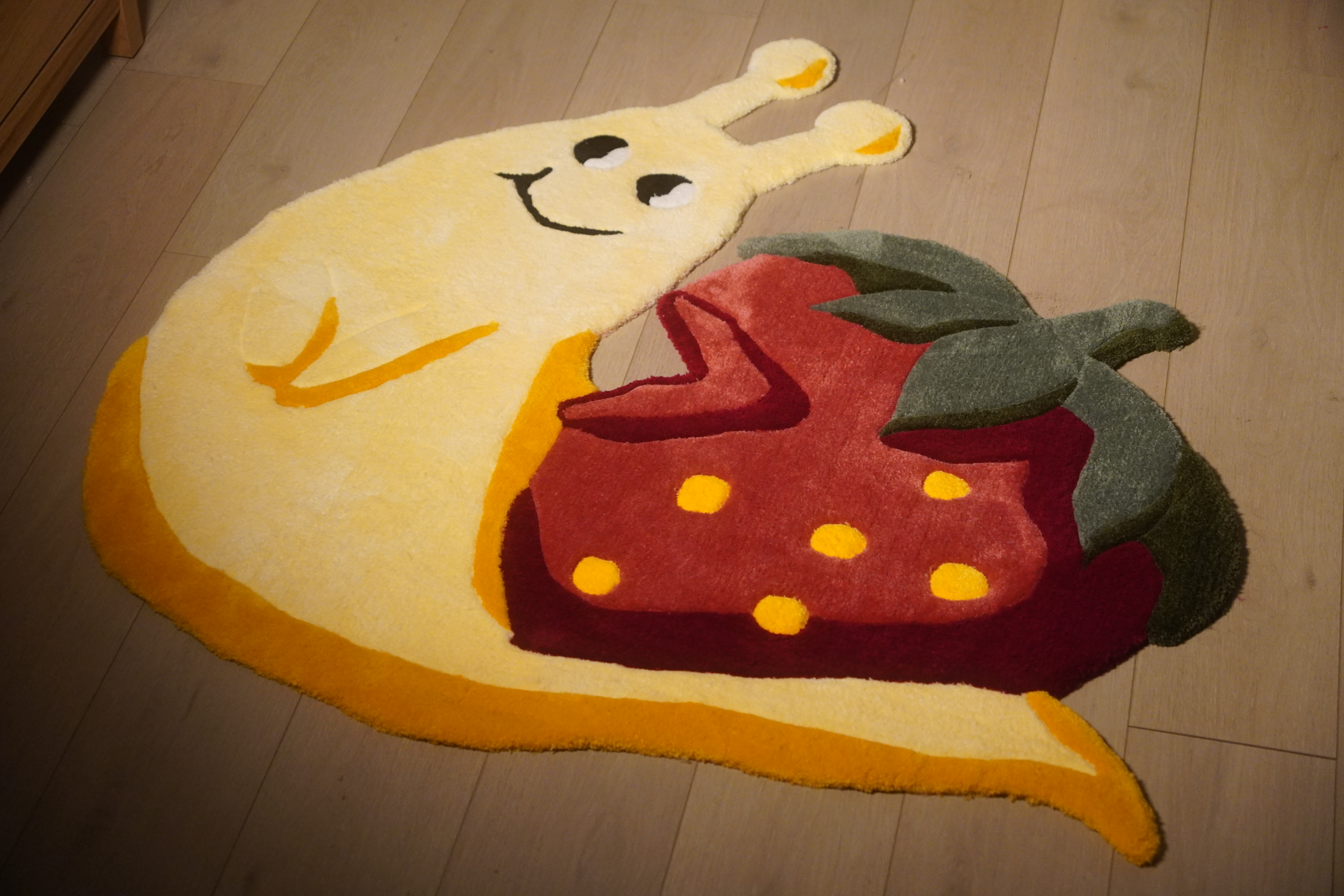Banana Slug Rug